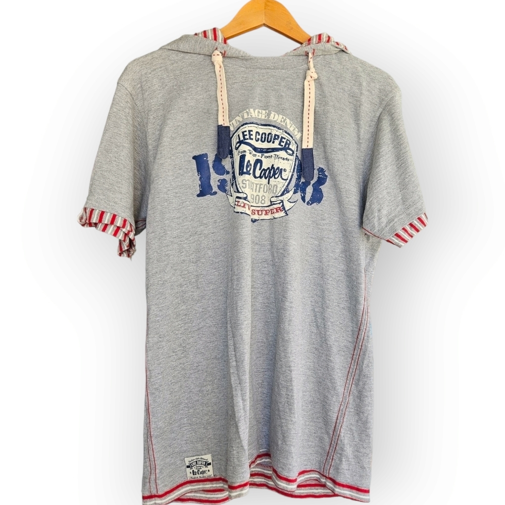 Lee Cooper | Unisex Shirt With Hood |Size Medium | NWT - Picture 9 of 9